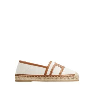 Tod’s NIB Gomma Kate Espadrille Flats in Beige Size 39